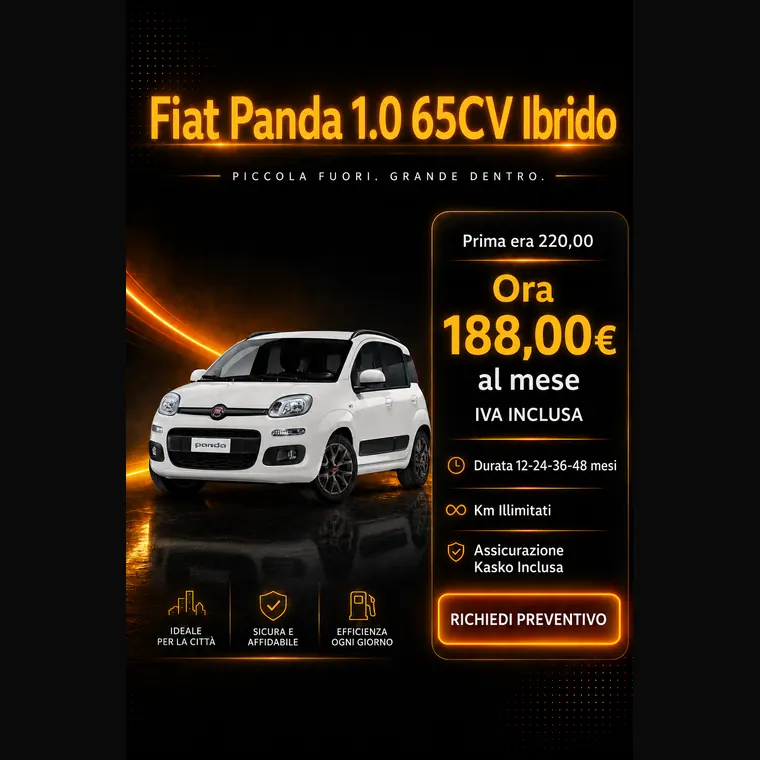Fiat Panda 1.0 65CV Ibrida